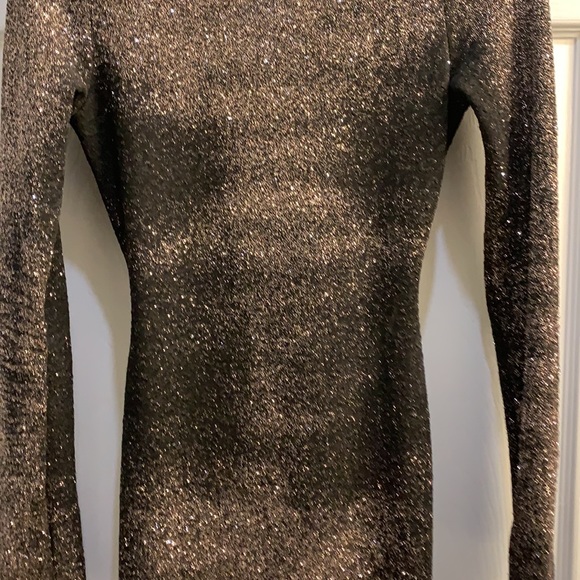 WINDSOR BLACK SPARKLES BACKLESS GOWN - Picture 2 of 3